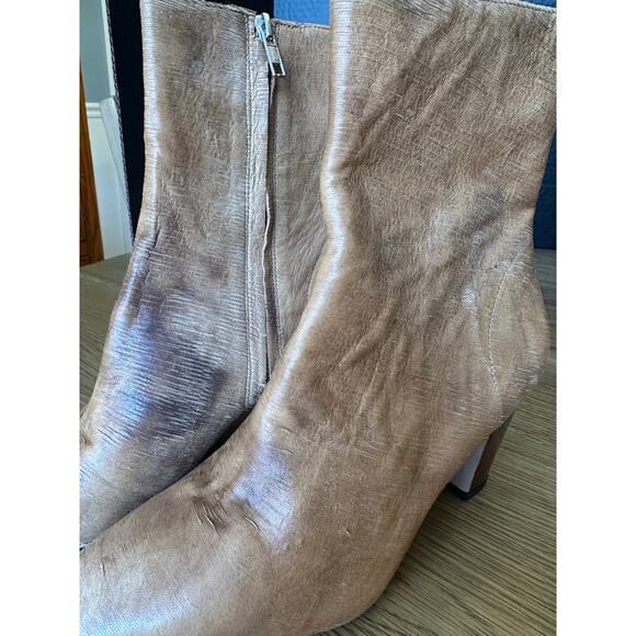 NWOB IRO Paris WM37ONASIS Leather Ankle Boot Camel/Brown Sz 39/US 8 - Picture 9 of 13